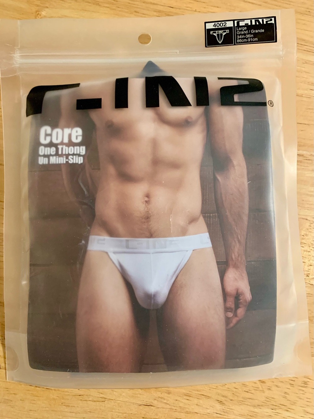 C-IN2 Core Thong — Gray Men’s Y back